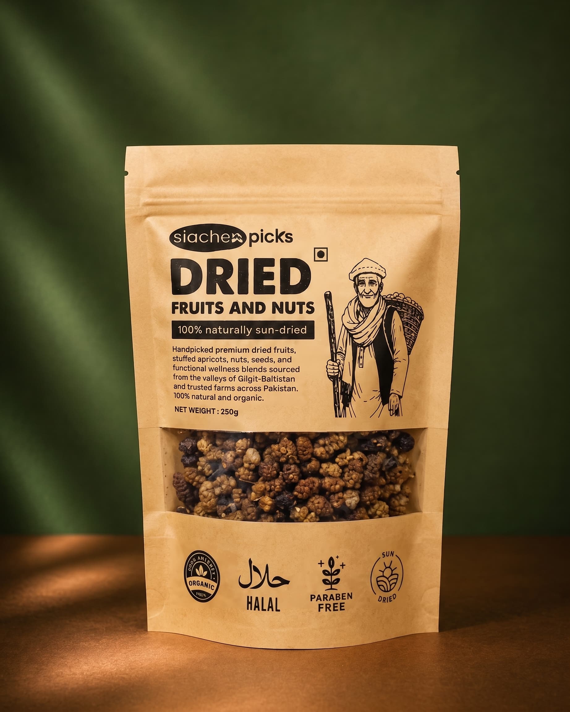 Dried Mulberries — packshot